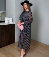 Шифоновое платье с пышной юбкой AD-8004.1A290