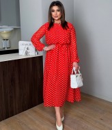 Шифоновое платье с пышной юбкой AD-8004.1A290