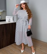 Шифоновое платье с пышной юбкой AD-8004.1A290