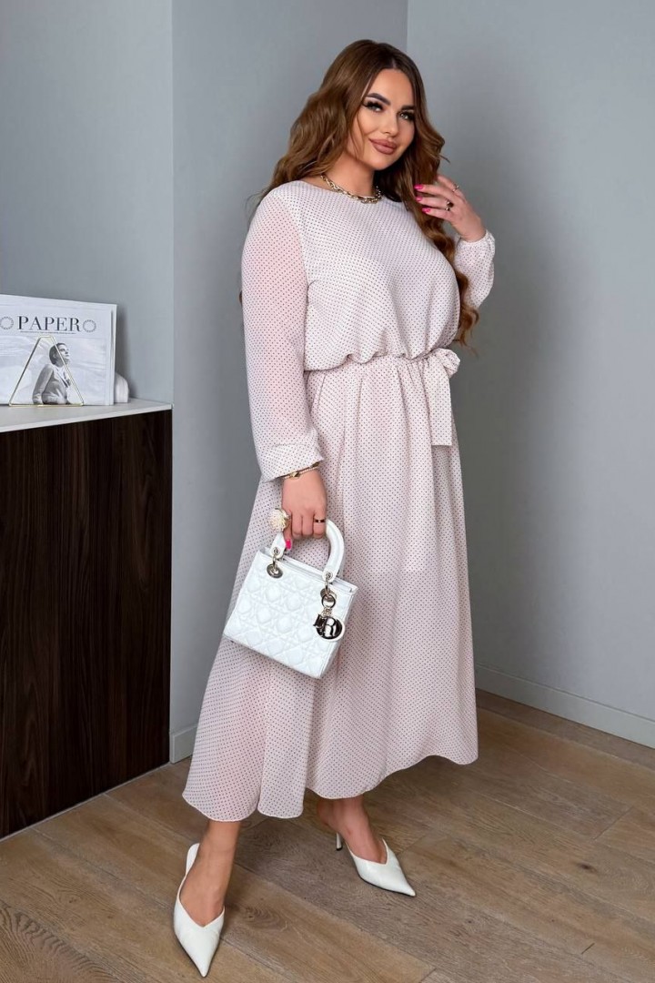 Шифоновое платье с пышной юбкой AD-8004.1A290