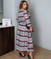 Шифоновое платье с пышной юбкой AD-8004.1A290