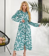 Платье рубашка с принтом  JAV-751.5451A600