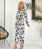 Платье рубашка с принтом  JAV-751.5451A600