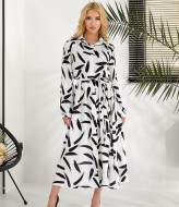 Платье рубашка с принтом  JAV-751.5451A600