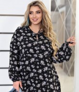 Платье с принтом PRA-1290A550