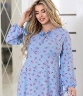 Платье с принтом PRA-1290A550