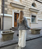 Приталенное полупальто с поясом NK-9192A900