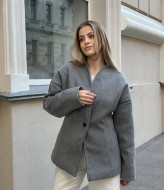 Приталенное полупальто с поясом NK-9192A900