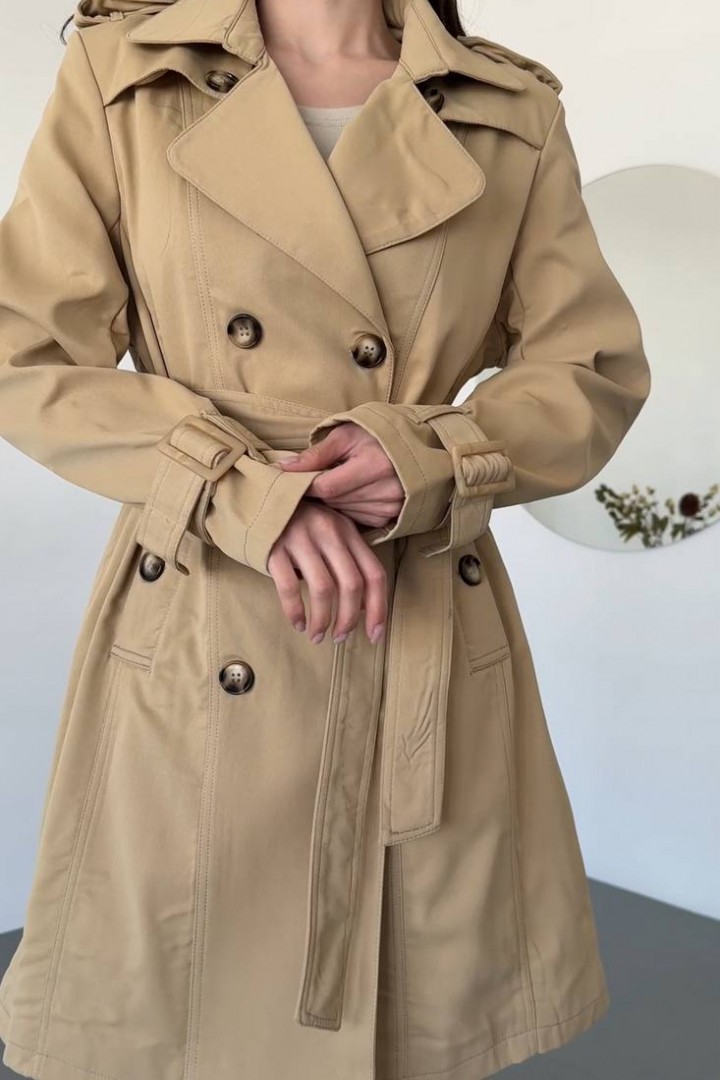 Стильный удлиненный тренч INNA-8887A670