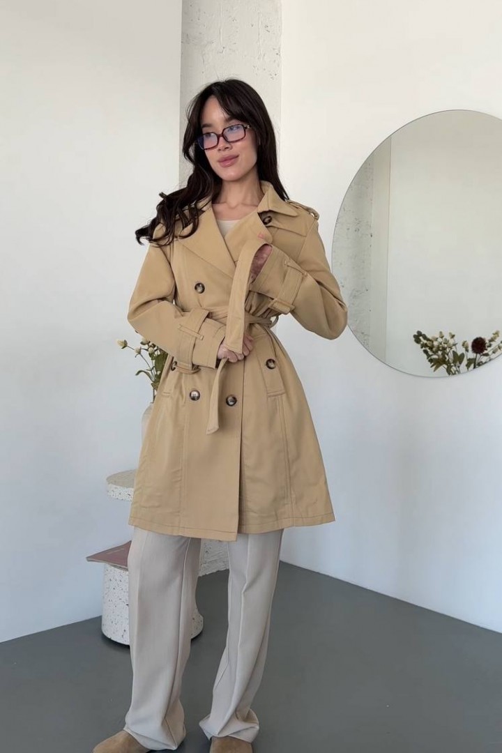 Стильный удлиненный тренч INNA-8887A670