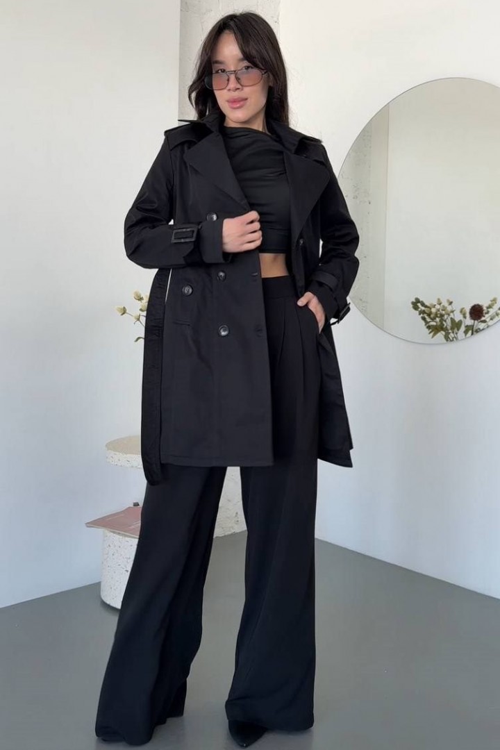 Стильный удлиненный тренч INNA-8887A670