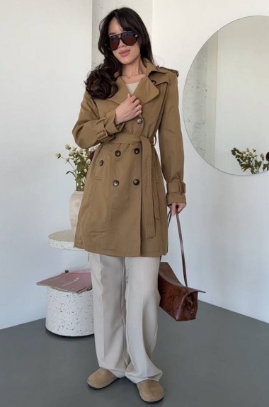 Стильный удлиненный тренч INNA-8887A670