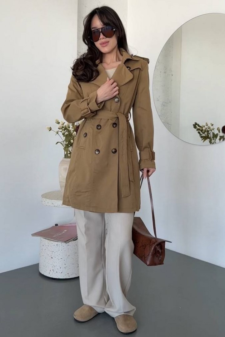 Стильный удлиненный тренч INNA-8887A670