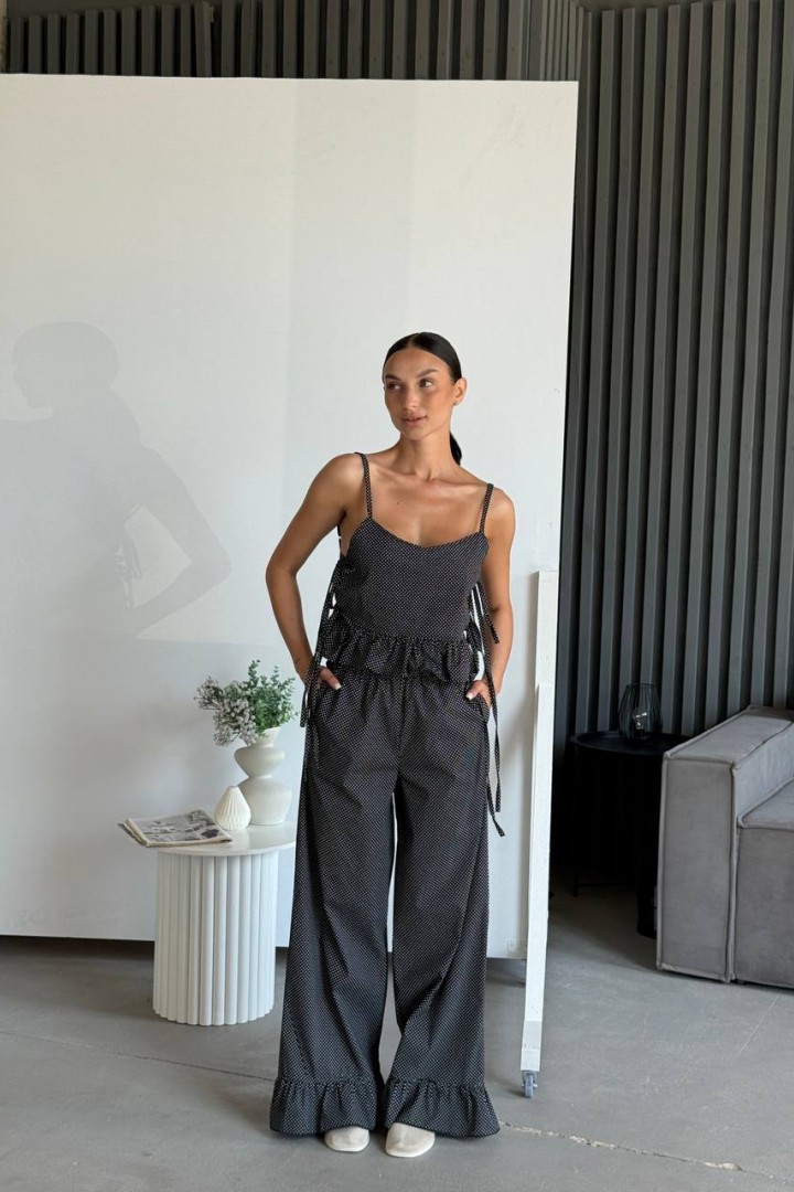 Костюм-тройка топ, шорты и брюки UNO-071A600