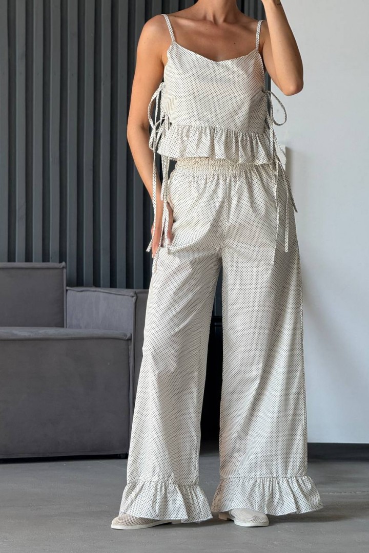 Костюм-тройка топ, шорты и брюки UNO-071A600