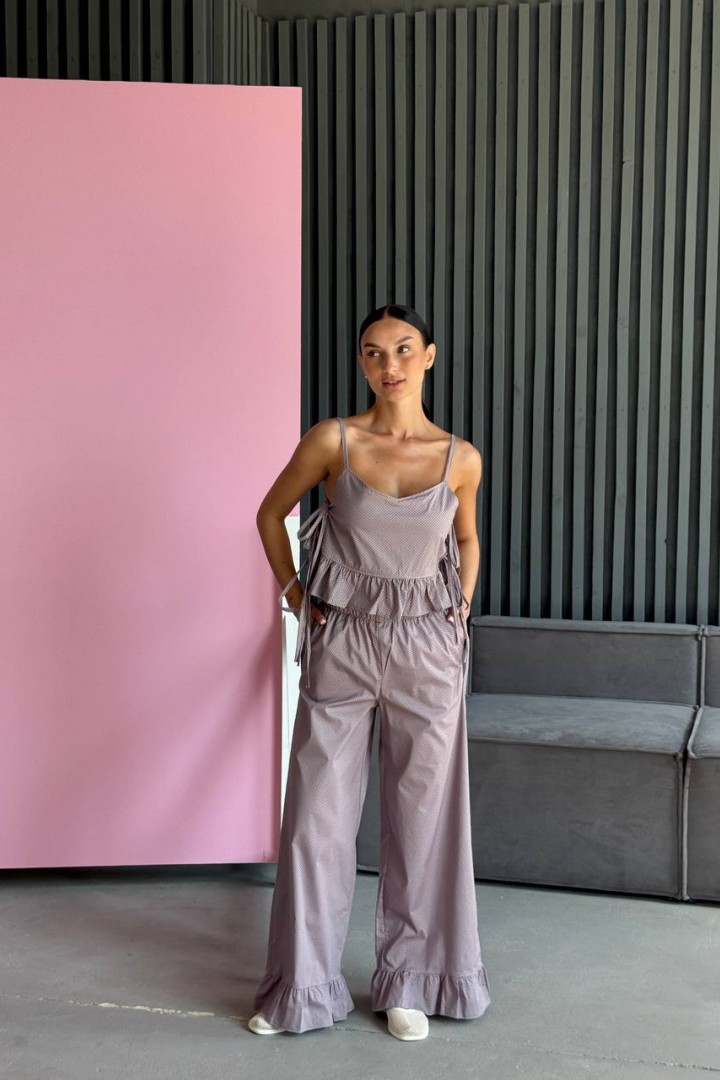 Костюм-тройка топ, шорты и брюки UNO-071A600