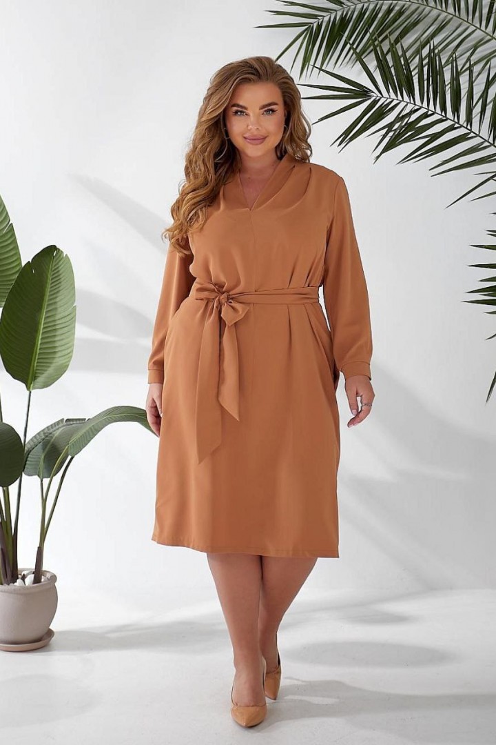 Сукня з поясом GOL-1679A700