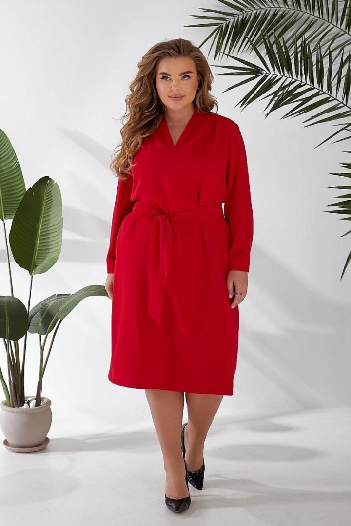 Сукня з поясом GOL-1679A700