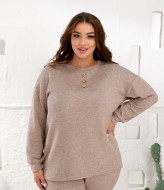 Ангоровый брючный костюм RIL-0558A19