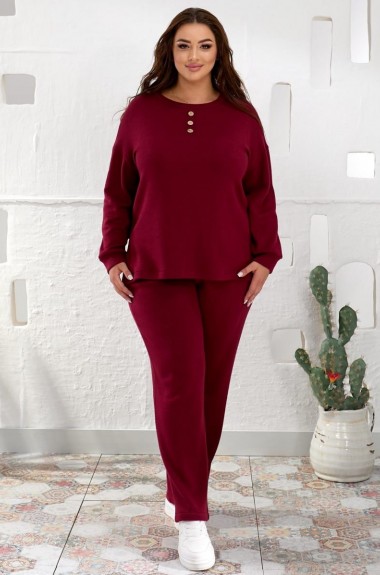 Ангоровый брючный костюм RIL-0558A19