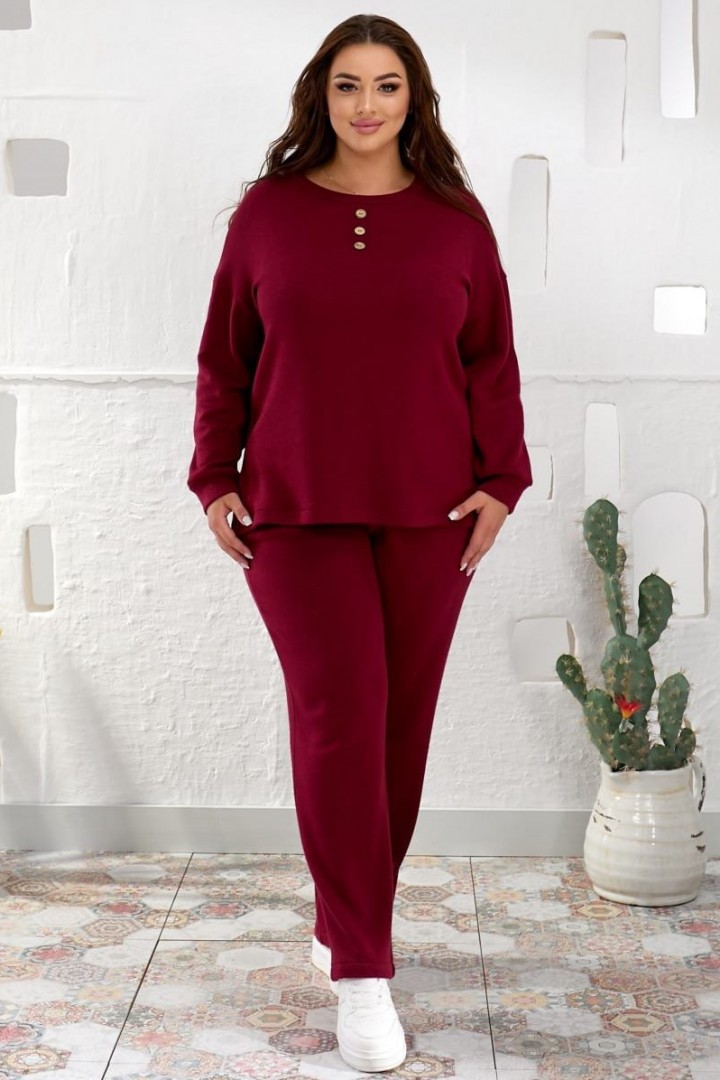 Ангоровый брючный костюм RIL-0558A19