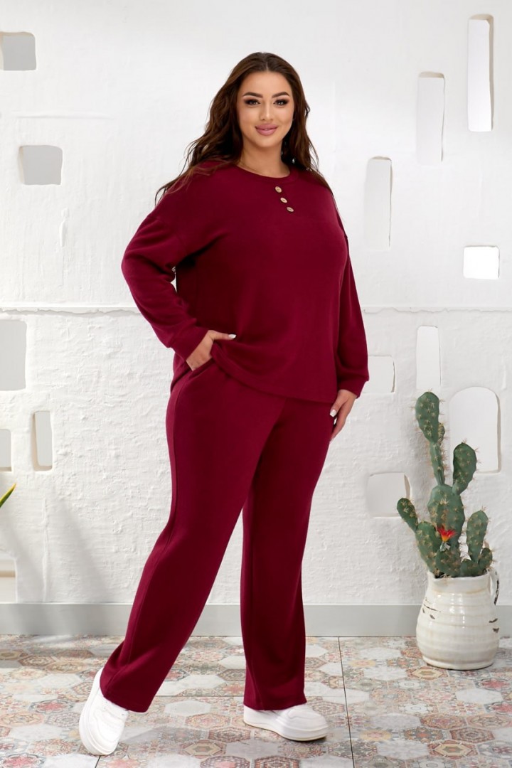 Ангоровый брючный костюм RIL-0558A19