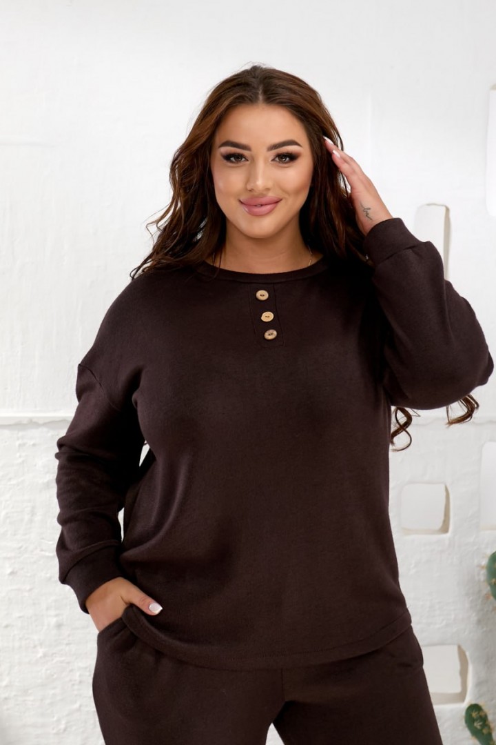 Ангоровый брючный костюм RIL-0558A19