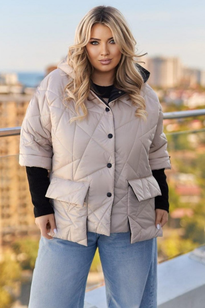 Куртка с оригинальными карманами RIL-0555A22