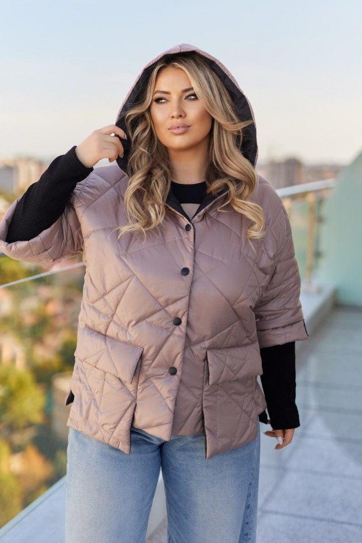 Куртка с оригинальными карманами RIL-0555A22