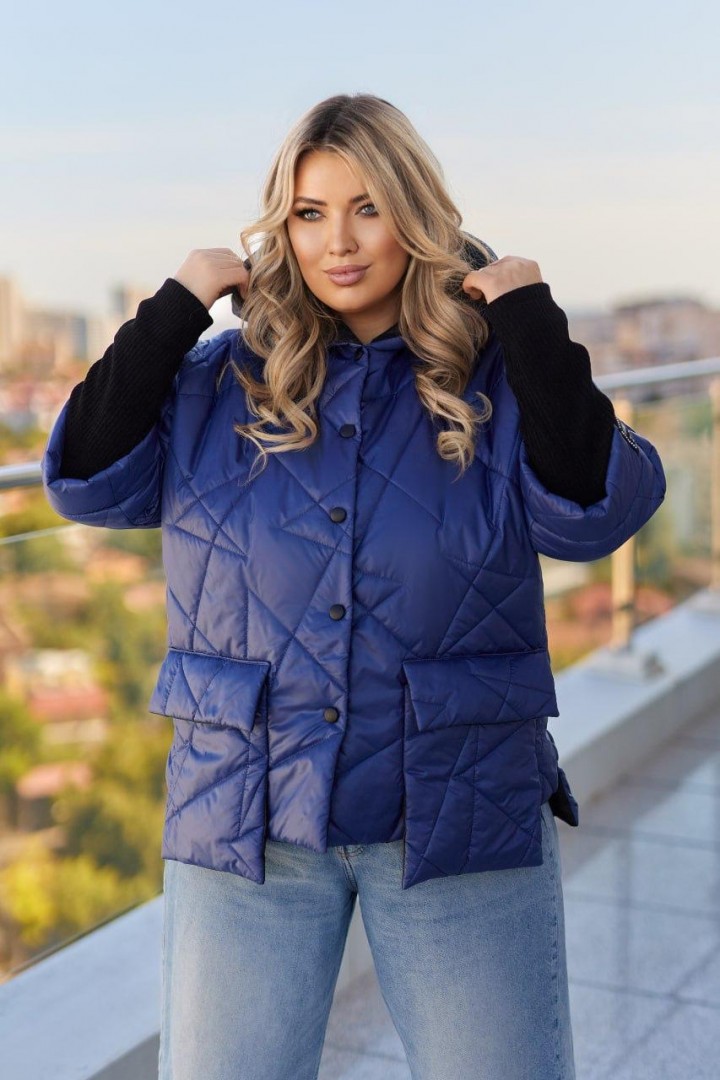 Куртка с оригинальными карманами RIL-0555A22