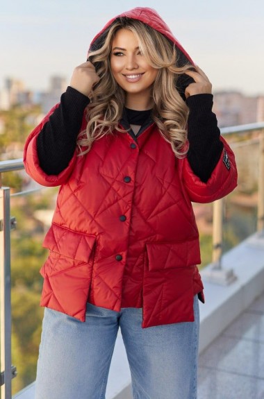 Куртка с оригинальными карманами RIL-0555A22