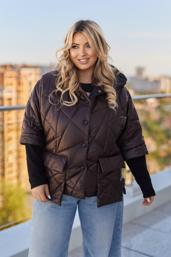 Куртка с оригинальными карманами RIL-0555A22