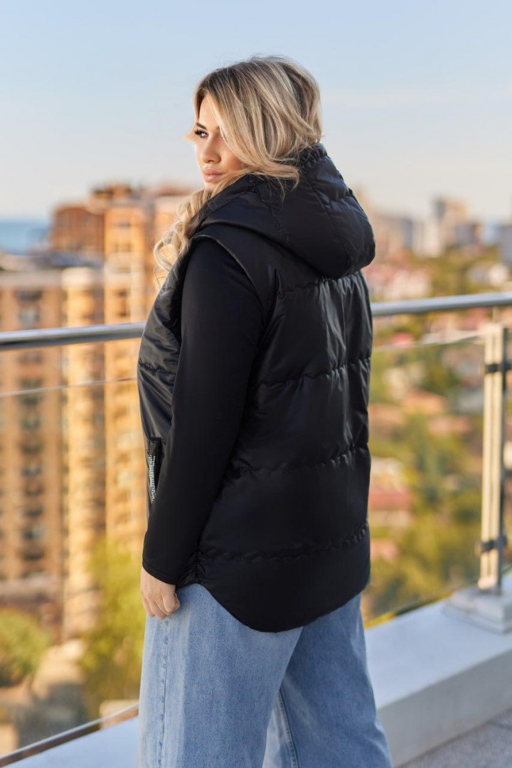 Стильная демисезонная жилетка RIL-0556A18