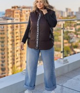 Стильная демисезонная жилетка RIL-0556A18