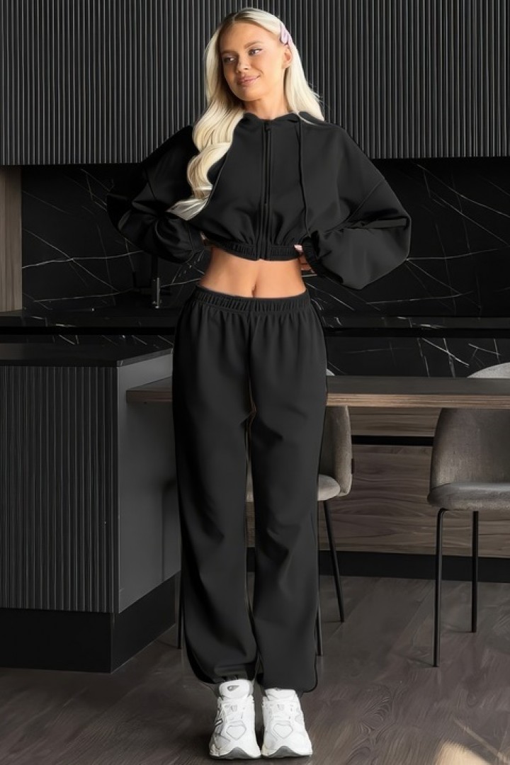 Спортивный костюм женский с короткой кофтой LUC-554A469