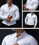 Рубашка слим фит  RT-01-91-502A500