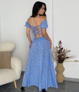 Нежное платье с открытой спиной AKS-203A450