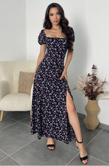 Нежное платье с открытой спиной AKS-203A450