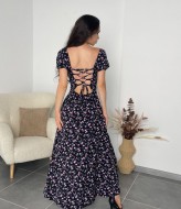 Нежное платье с открытой спиной AKS-203A450