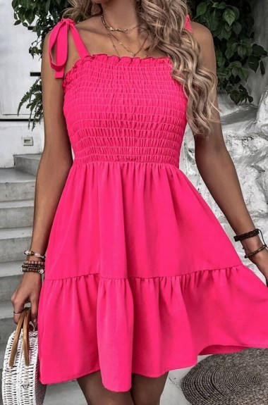 Короткое платье с пышной юбкой IMMA-351A360