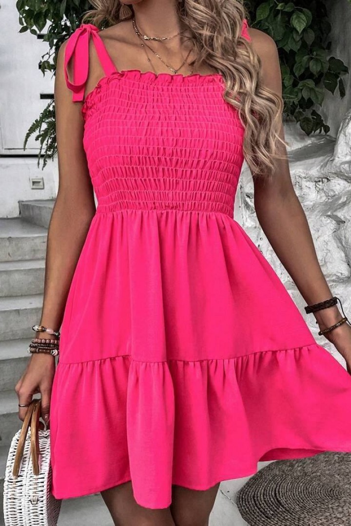 Короткое платье с пышной юбкой IMMA-351A360