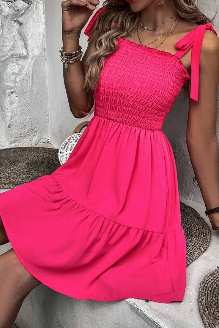 Короткое платье с пышной юбкой IMMA-351A360