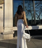 Атласная юбка макси длины EVD-340A390