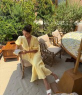 Льняний костюм спідниця і сорочка BAC-967A700