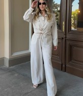 Льняной брючний костюм LOU-1476A800