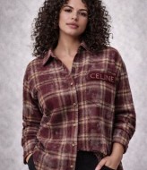 Стильная oversize рубашка в клетку MIK-16895A450