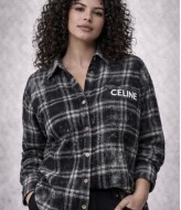 Стильная oversize рубашка в клетку MIK-16895A450