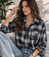 Рубашка в клетку с камнями MIK-16892A450