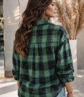 Рубашка в клетку с камнями MIK-16892A450