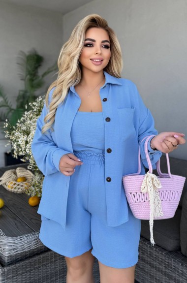 Костюм тройка с шортами DAM-255A600